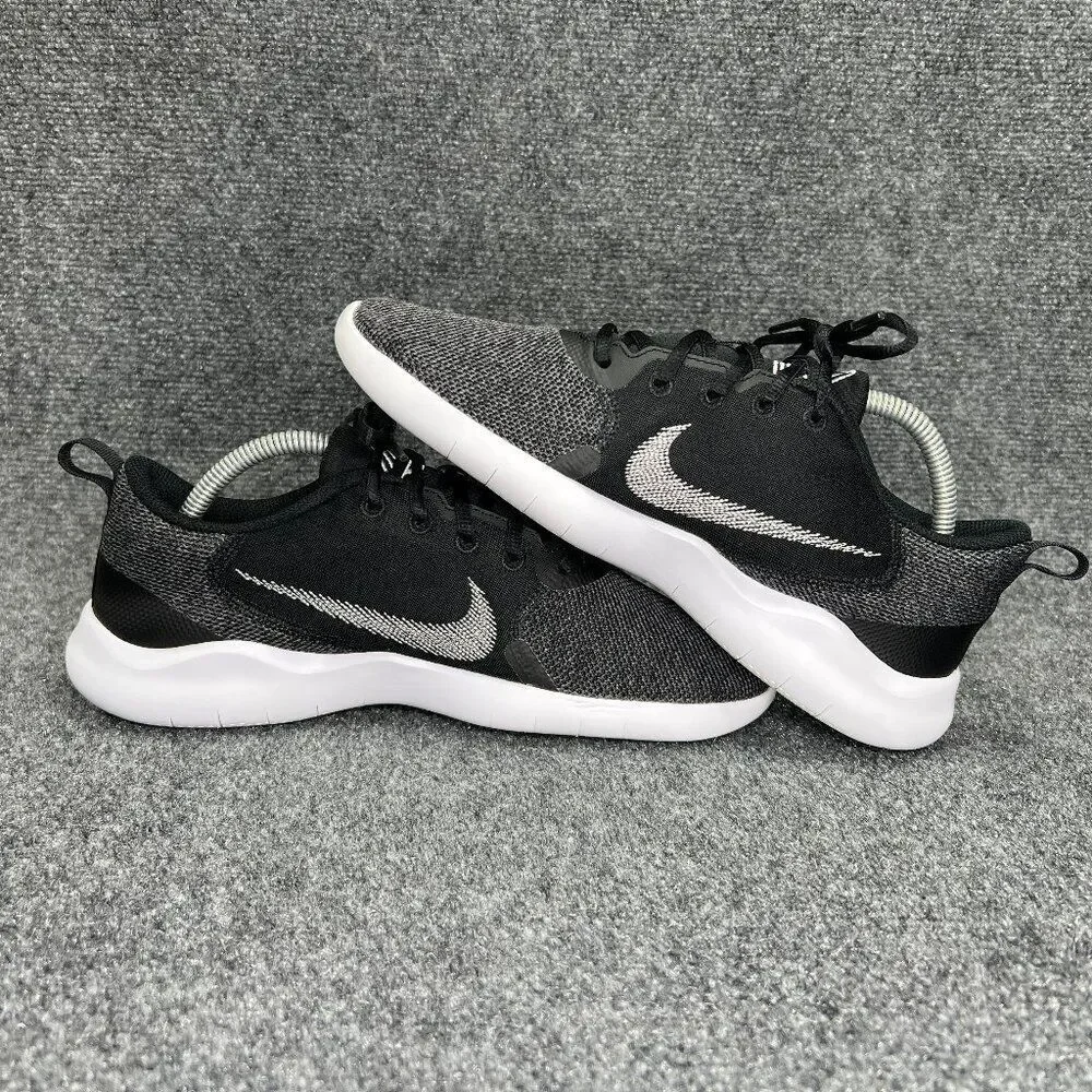 Nike Flex Experience Run 10 Shoes Womens 10 Black Grey Athletic Running Sneakers